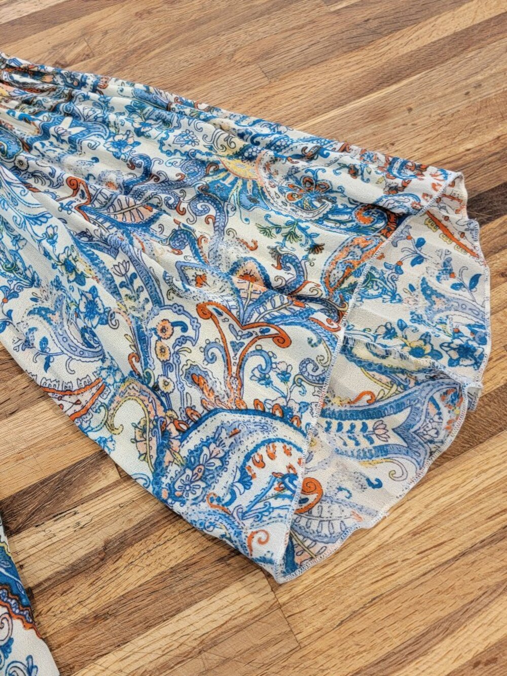 Spense Spring Breeze Bohemian Floral Print Blouse - Picture 6 of 12